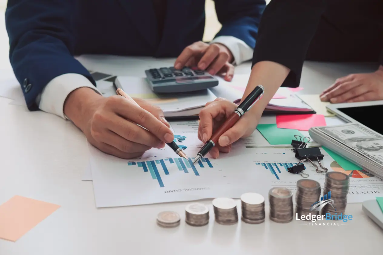 LedgerBridge Financial Analytics, Cash Flow Modeling & Results Visual